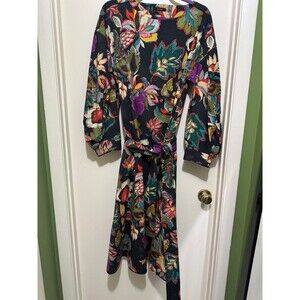 NATORI SAYURI COTTON PIPLIN BOATNECK DRESS MEDIUM